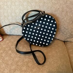 Kate Spade Polka Dot Heart-Shaped Crossbody Bag